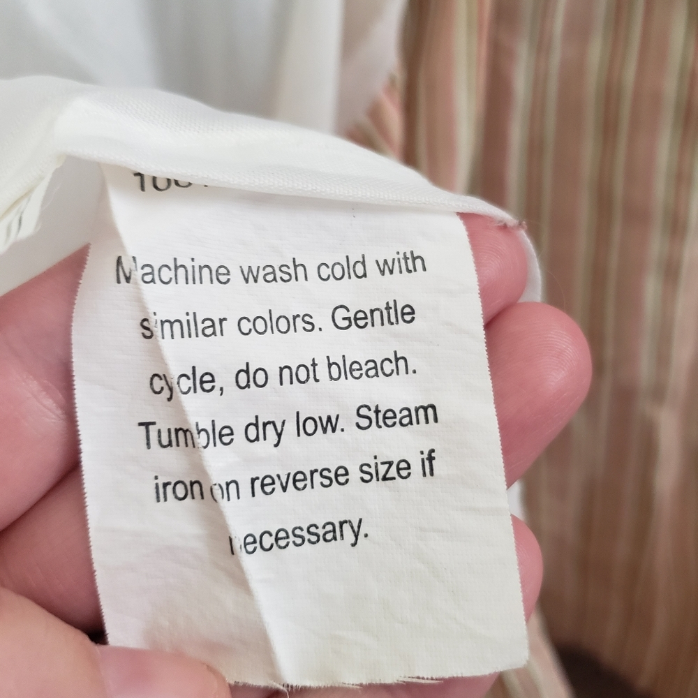 Striped Country Chic Bedskirt - Picture 5 of 8